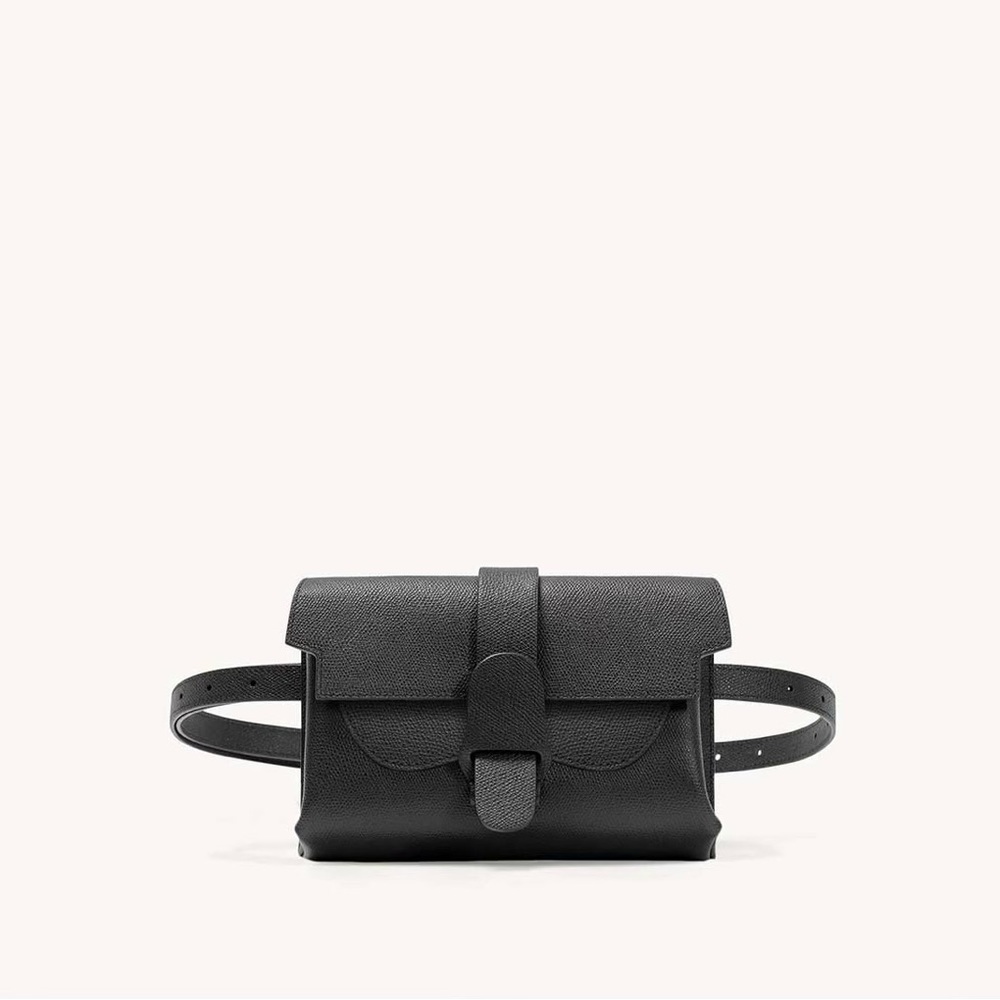 NWT & Box - Senreve Aria Belt Bag - Black Leather
